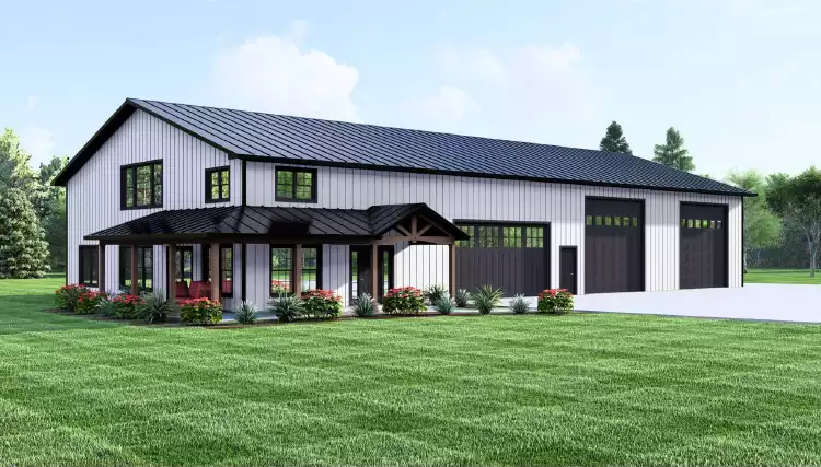 image of barndominium house plan 11639