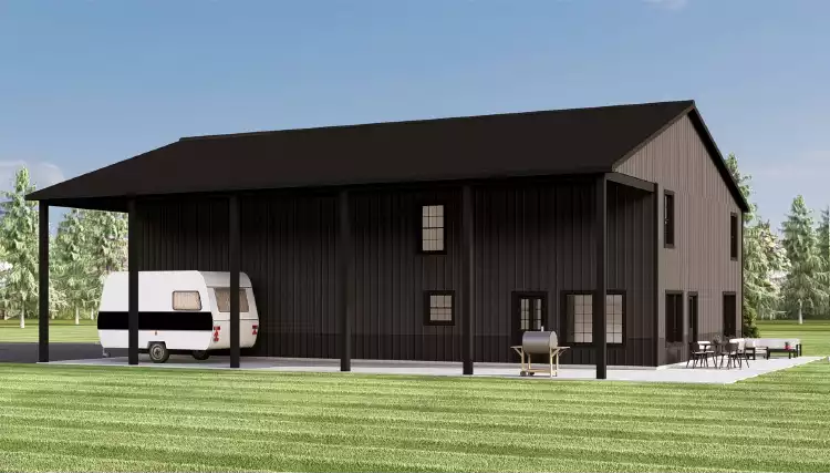 image of barndominium house plan 11873