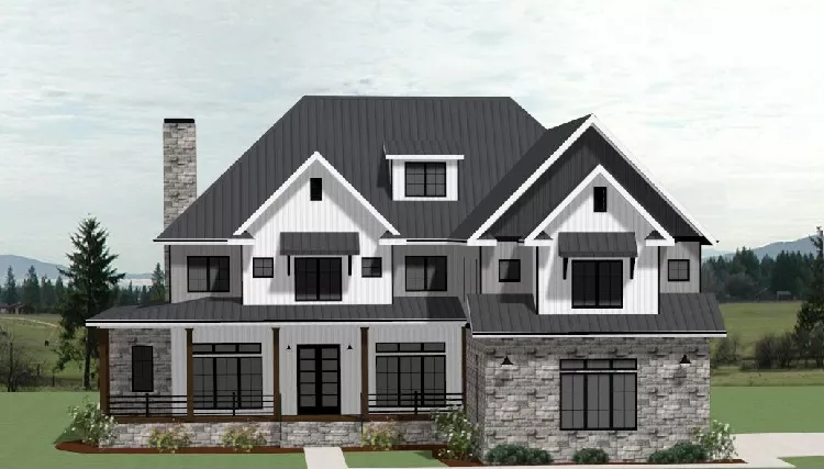 image of 4001 - 4500 square feet house plan 9975