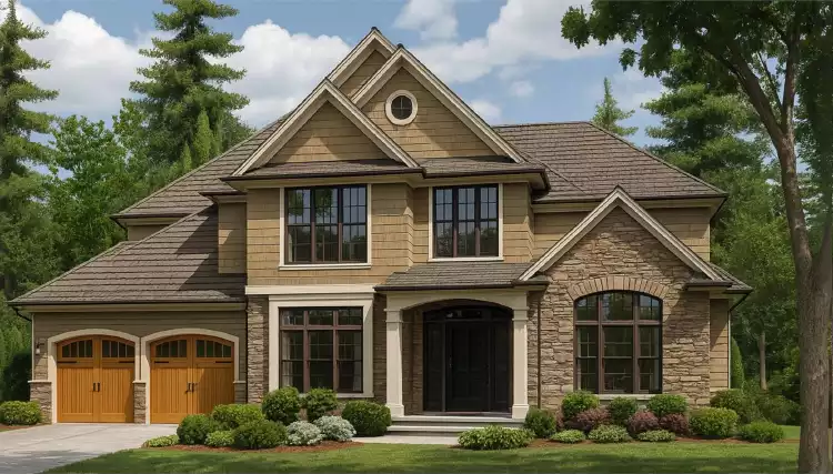 image of 4001 - 4500 square feet house plan 5893