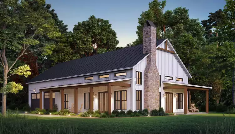 image of barndominium house plan 10564