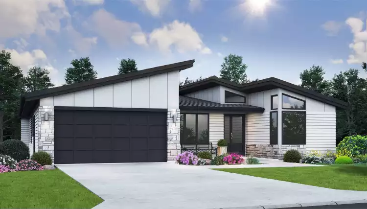 image of modern house plan 9362